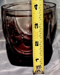 VTG Libbey Old Fashioned Imperial Plum Whiskey Glass Lowball Tumbler