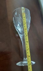 John Rocha Waterford Acide Etched Water/wine Goblet 9.7/8″ Elegant Crystal -1