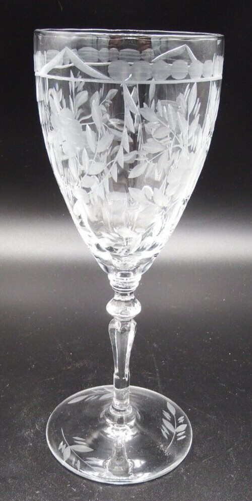 set of 4 Rock Sharpe 2011-5 — 7 3/4″ Wine Goblets/ Glasses MINT!