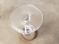 Rare Vintage Tiffin Gold Encrusted Rim Wine Glass. 1930´s-1940´s
