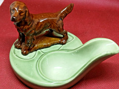 Vintage Wade Porcelain Pipe Holder And Spaniel Dog No Cracks Or Chips – No Pipe