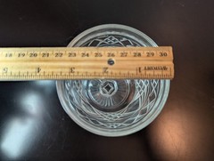 Vintage Hazel Atlas Gothic Sherbet Glass 1950’s Pressed Glass Approx 3.75″x3.5″