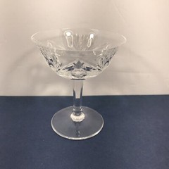 Liquor Cocktail Cherrywood Clear GORHAM CRYSTAL Fan & Criss-Cross Cuts