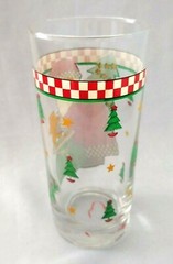 SET OF 2 SAKURA DEBBIE MUMM MAGIC OF SANTA TUMBLERS 16 OZ
