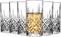 Clear Highball Glasses Set of 6 – 14 Oz Ideal for Entertaining