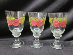 Franciscan Apple 13 oz Goblet Water Glasses, Set of 6