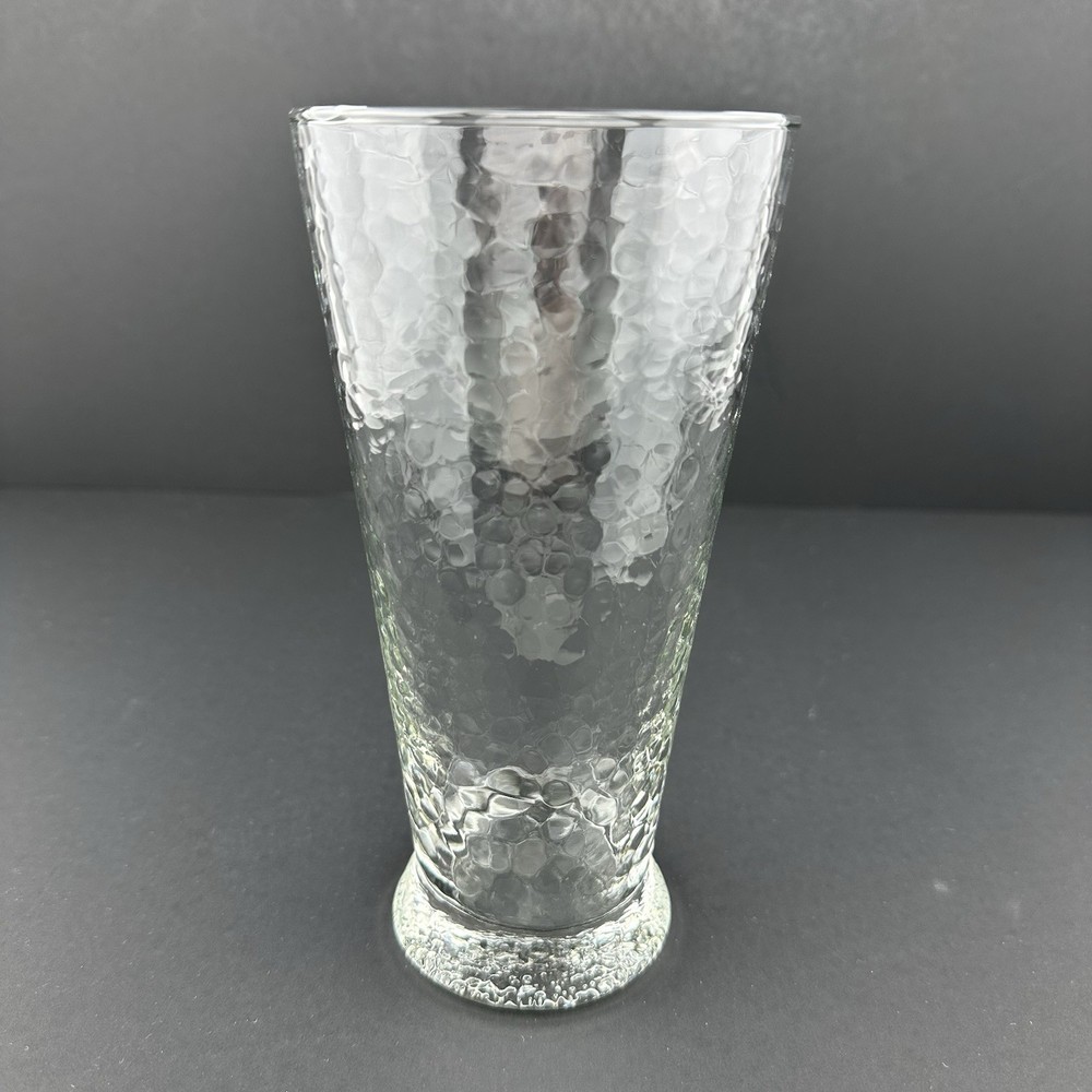 Southern Living SOUTHERN SIPPERS 22 oz Tumbler Hammered Glass MINT Condition
