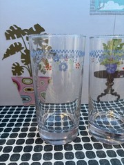 Corelle Needlepoint tumbler 5 1/2″ tall Glasses