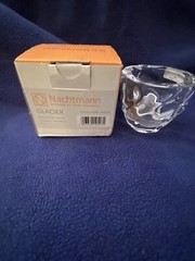 Nachtmann Bavarian Crystal – Glacier Candle Holder- New in Box