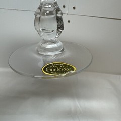 1950s Liqueur Cocktail GlassHeirloom Clear Pattern by Cambridge