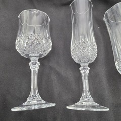 Cristal d’Arques Longchamp France. Lead Crystal Drinkware. You Choose Pieces.