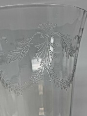 1 FOSTORIA VICTORY Stem 766 Etch 257 WATER GOBLETS 6 5/8″ TALL Holds 10 oz full