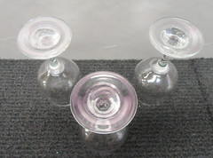 Vintage Dema L301 Fine Rim Wine Glasses Set/6 Old-«Pre Bar Coding» See Pics!!