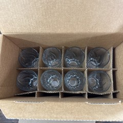 Anchor Hocking Central Park Drinkware 12-Piece Glass Set 12oz & 16oz Made USA