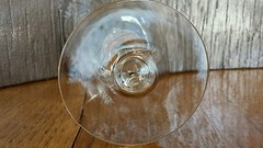 Pair (2) of Tiffin Franciscan Argenta IceTea Glasses Clear Platinum Trim 6 1/2″