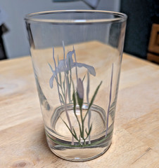 Vintage Corelle «Shadow Iris» 6 oz Juice Glass