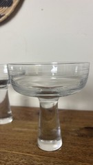 LASVIT CZECH GEORGE YABU & GLENN PUSHELBERG CLEAR “OTTO”CHAMPAGNE COUPE SET OF 2