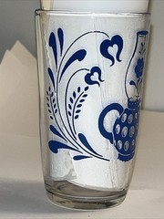 Oil Lamp Tea Pot Kraft Swanky Swig Juice Glass Blue Paint Grandmas For Grandkid