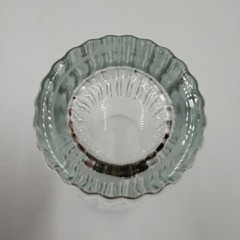 Crystal Highball Glass Tall Tumbler Drinking Cocktails Heavy Bottom Vtg Set of 4