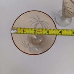 2 Lenox Glasses British Colonial Tradewind Palm Amber Luster Iced Tea Water