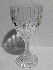 Mikasa Crystal Park Lane 6.75″ Water Glass Goblet Single Replacement Piece VGUC