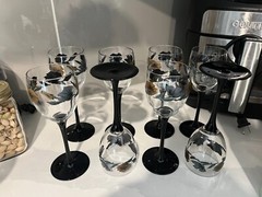 RARE Vintage French Wine Glasses, Julie by Luminarc Set of 8 RARE VINTAGE