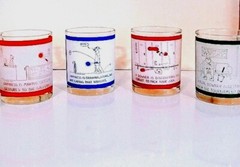Vintage Tennis Tumblers RARE 1972