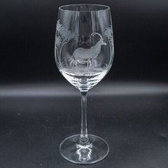 Queen Lace Crystal «Kenyan African» Sable White Wine Glass – 8 3/8″ #F