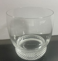 Vintage Villeroy & Boch Crystal 3 3/4” Octavie Double Old Fashioned Tumbler