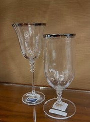 Mikasa Sonata Platinum (10 Iced Teas and 4 Goblets)