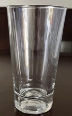 Heavy Base Highball Glass 12-14oz Baseball Stitch Bottom Barware Collins