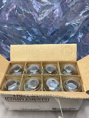 8 Century Fannie’s Farm 16 Oz Tumbler Glasses Set Cow Country Kitchen Lot