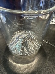 North Artisan Mt Shasta, St Helens, Baker, Fuji Whiskey Low Ball Glass Set of 4