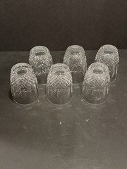 Waterford Crystal COLLEEN Short Stem 5 oz Flat Tumblers 3-1/2″ Set of 6