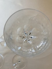Villeroy and Boch crystal adeline claret wine glasses set of 4