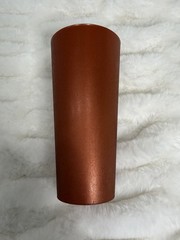 Vintage 1970s Mushroom Tumbler Cup Copper Metallic Plastic Retro Drinkware