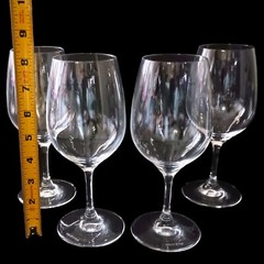 4 Villeroy Boch Crystal Red Wine Glasses ENTREE NEW Clear Boxed Bordeaux Boxed