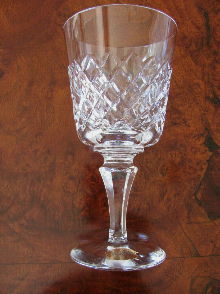 Atlantis for Block Diamante- Diamond Cut – Water Goblet(s) – 2 Available