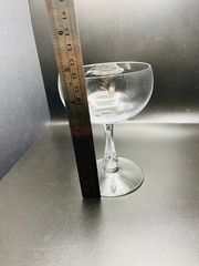 Set of 2 Fostoria FASCINATION Clear Glass Elegant Sherbet Champagne 4.75″