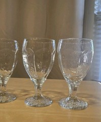 «Chivalry Clear» by Libbey Glass Company Water Goblet Set Of 4