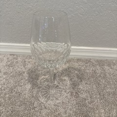 Waterford Crystal, Presage, Honeycomb Cut, White Wine Glass, 8 1/2″