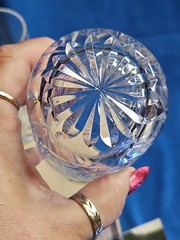 6 Waterford Clare Crystal Glasses 10oz Tumbler Set New Old Stock Vintage
