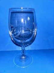 Set 8 Extremely Rare New??? Etched Wine Glasses With Leaves & Grapes (27a-dr)