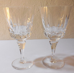 Atlantis Crystal LISBON Water Goblet(s) EXCELLENT Height 6 3/4″ Set 2