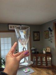 Vintage Preludio Capri Cut Crystal Water Wine and Champagne Glasses – Clear 36pc