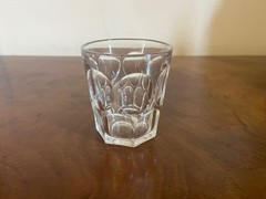 Antique Mid 19th c American Classical Ashburton Flint Glass Whiskey Tumbler 1850