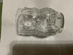 Libbey Vintage Owl Shaped Tumbler Glass 1970s Clear Glass 4.5 Inch EUC 10oz