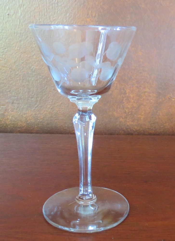 Libbey Rock Sharpe Carlton Cut #3001 Stem Liquor Cocktail(s)