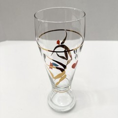 Ritzenhoff Heinz Te Laake Pilsner Glass Playing Card Suits Signed 17cm