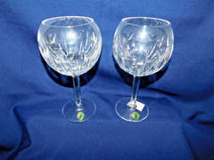 D7 – Waterford Crystal Germany Millennium Love Toasting Glasses Lot of 2